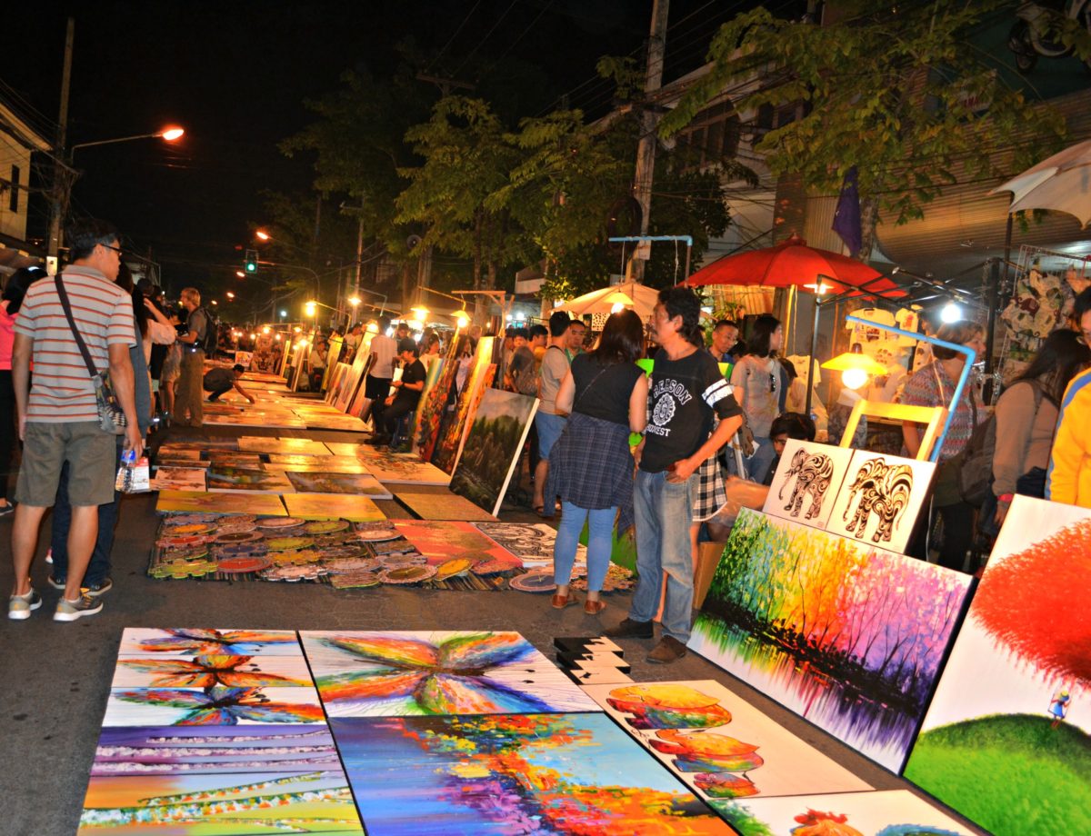 Chiang Mai Sunday Market Walking Street