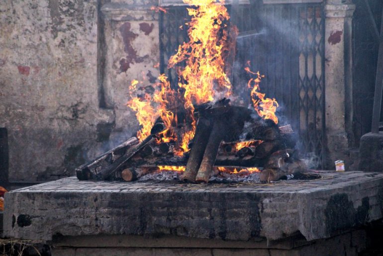 Open cremation at Pashupatinath