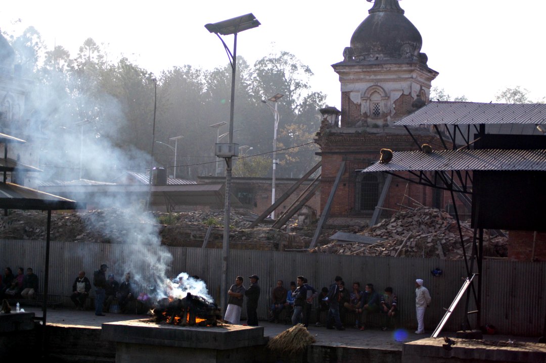 Open cremation at Pashupatinath