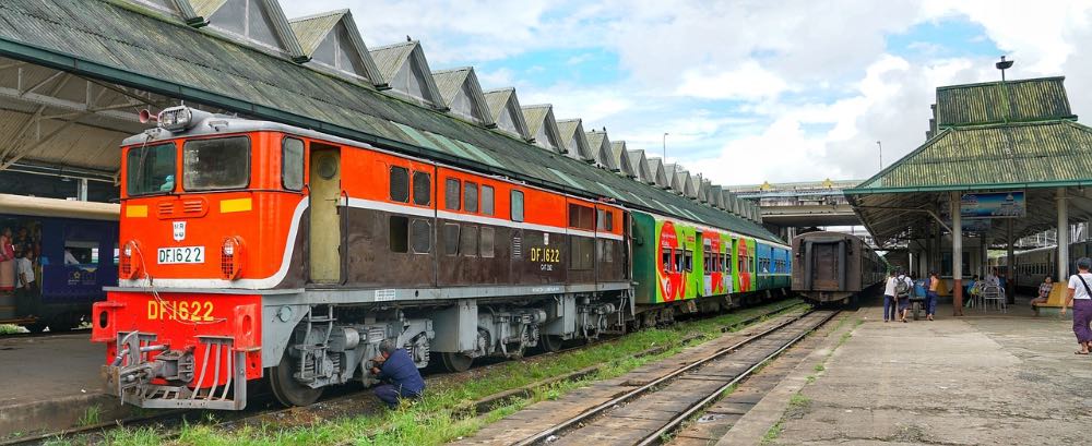 Yangon train station