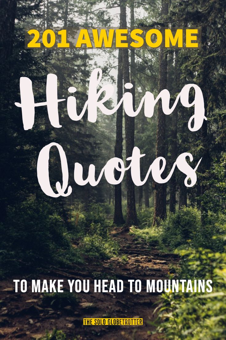 Hiking quotes pinterest