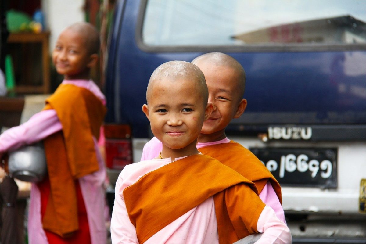 female monks in Myanmar