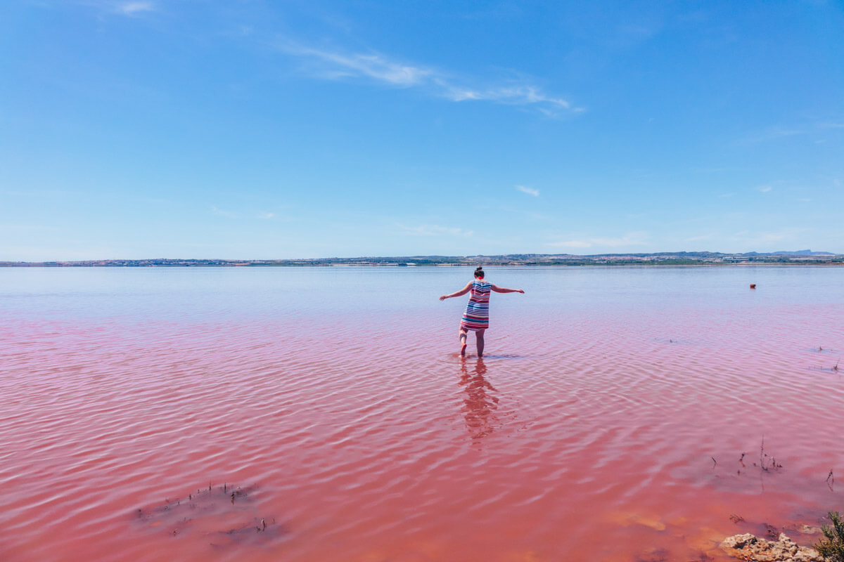 Pink Lake in Alicante