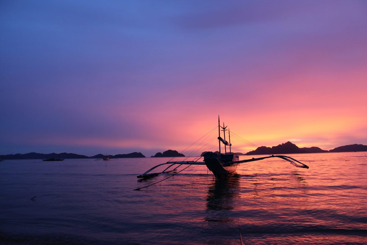 Sunset in Sumilon Island