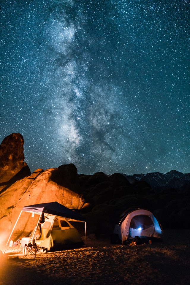 Alabama hills CA camping