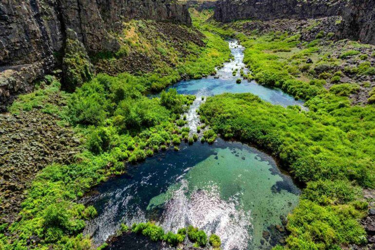 Waterfalls in Twin Falls