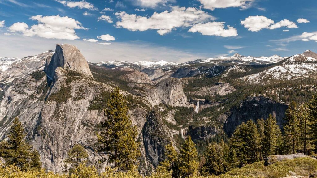 sunset in Yosemite