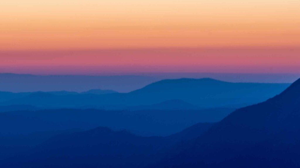 sunset in Yosemite