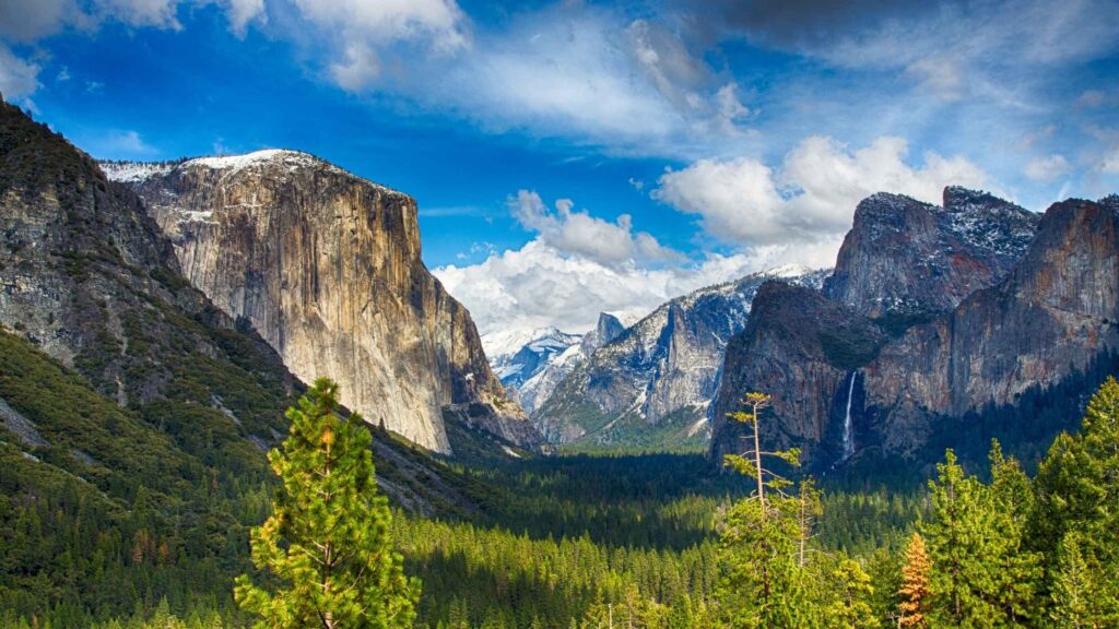 tunnel view Yosemite sunset