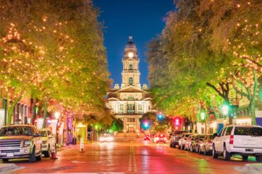 Christmas towns in Texas