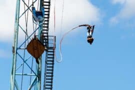 Bungee jumping in Texas