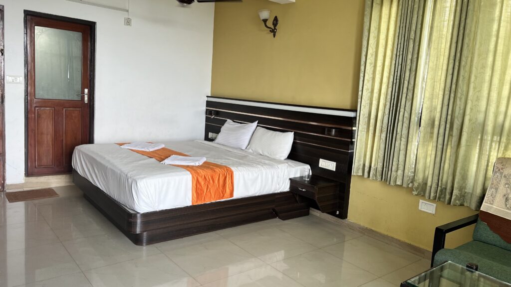 Deluxe room at Lazo Golden Valley Resort, Chithirapuram, Munnar